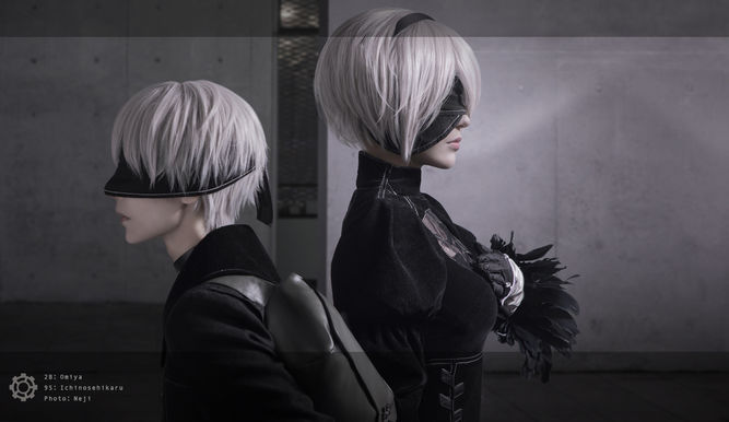 Cosplay de NieR: Automata / Foto de: Neji
