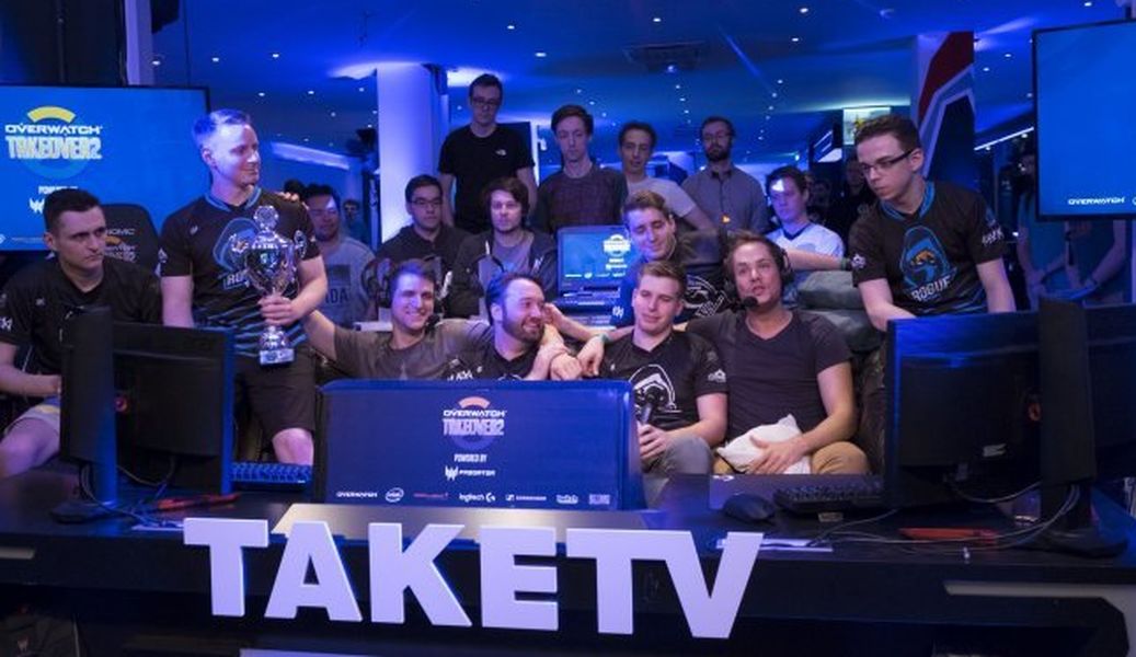 Rogue campeón en el Overwatch TakeOver2