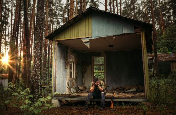 Cosplay de The Last of Us en Chernóbil