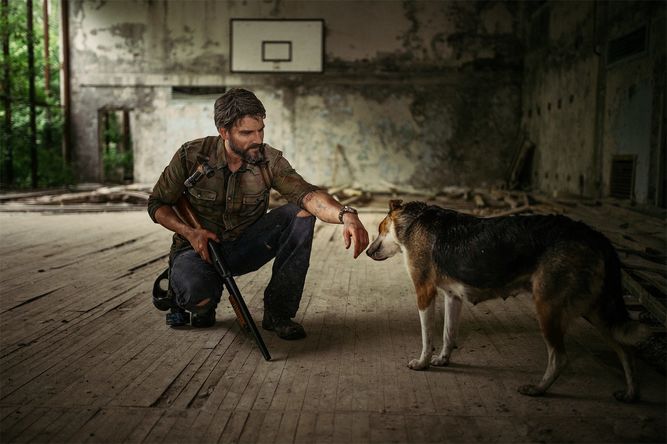 Cosplay de The Last of Us en Chernóbil