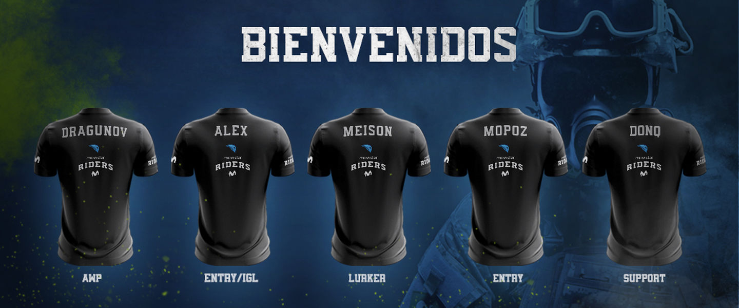 Movistar Riders ficha al exequipo completo de KPI Gaming de CS:GO