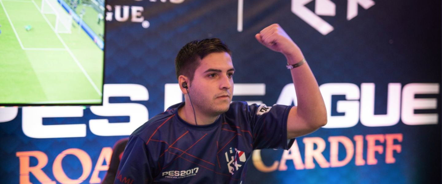 Alex Alguacil en las finales PES League 2017