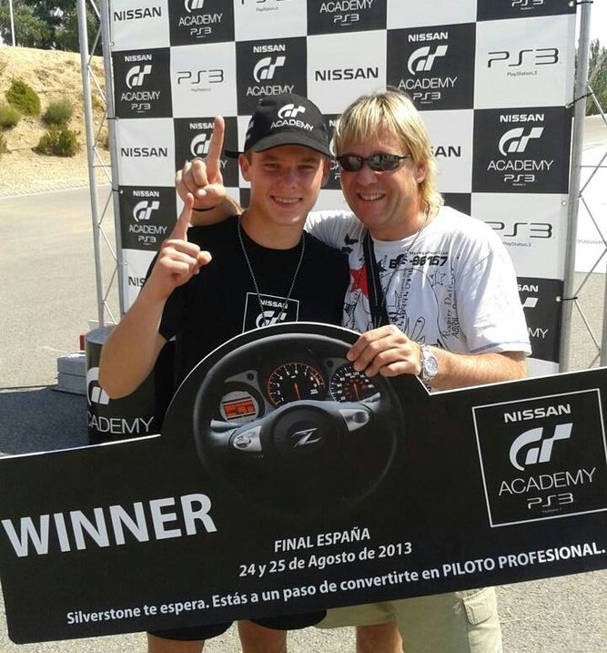 Miguel Ballester tras ganar GT Academy