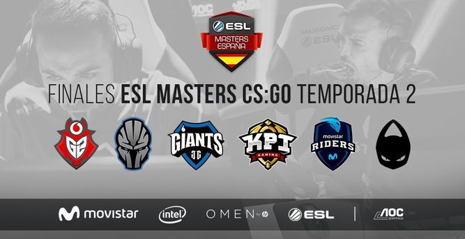 Los 6 equipos de las finales ESL Masters CS:GO temporada 2