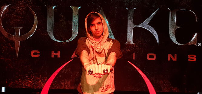 Clawz es un claro ejemplo de lo imprevisible que es Quake Champions. / Imagen: Movistar eSports