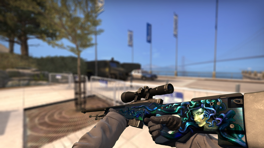 AWP | Medusa - 1.785$ es el precio medio de este rifle francotirador que te dejará de piedra.