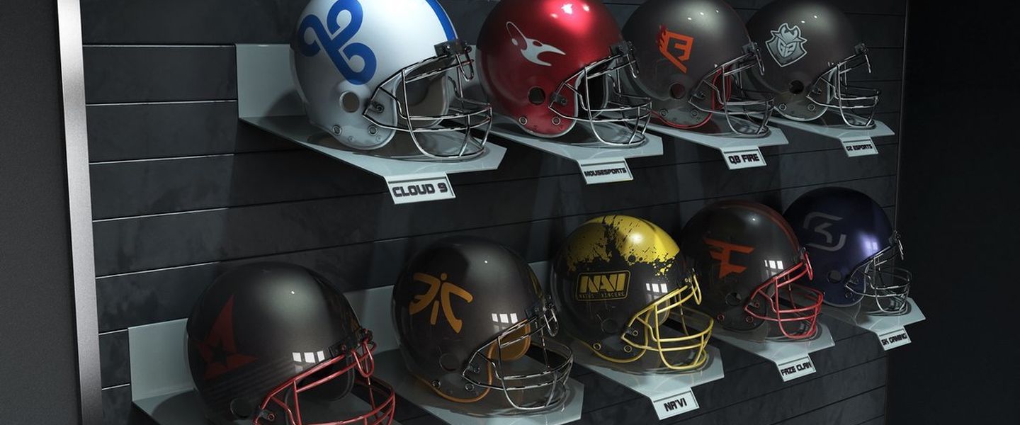 Cascos de fútbol americano al estilo CS:GO