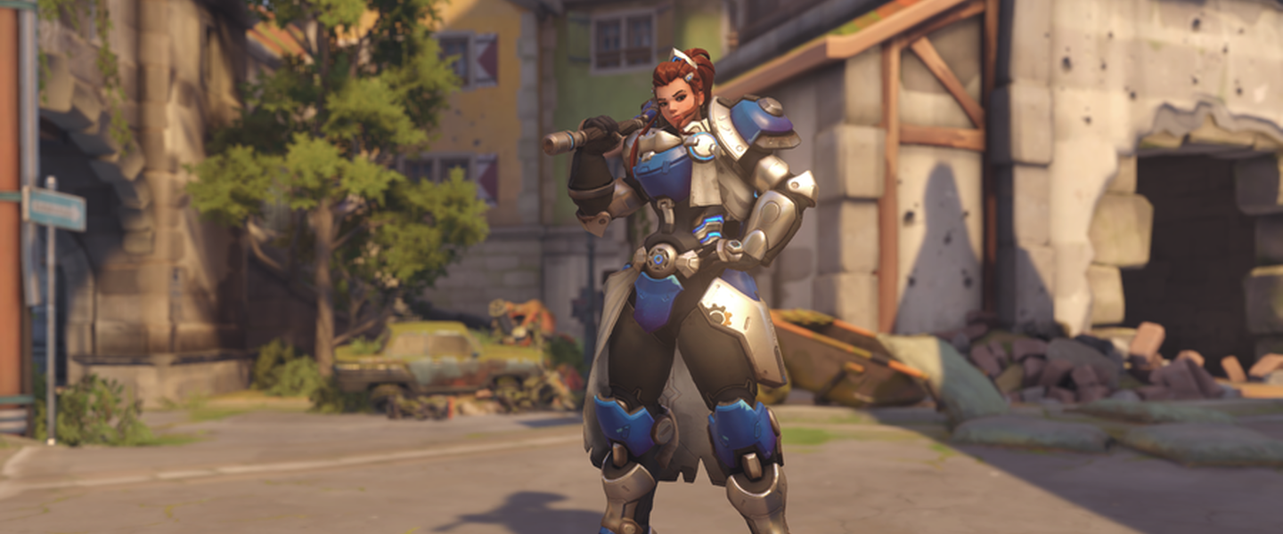 Blå. Skin rara de 75 créditos.