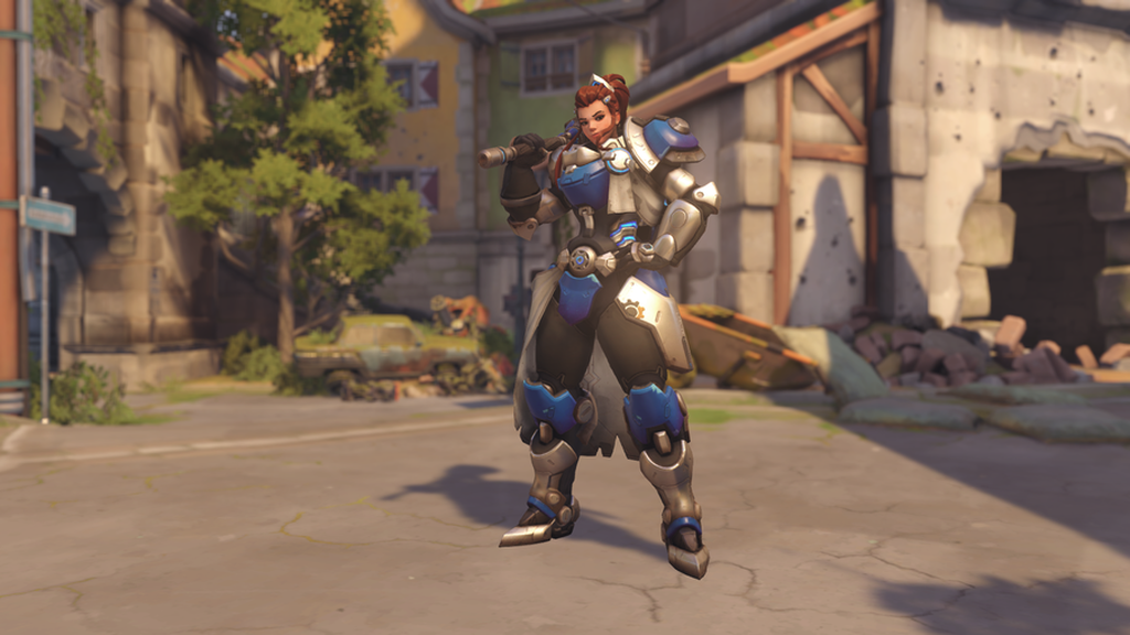 Blå. Skin rara de 75 créditos.