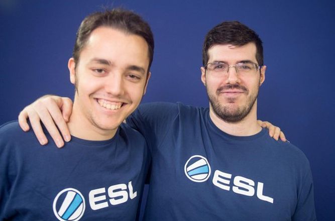 Kuentin y Rarum, la mítica pareja de las noches de LCS NA.
