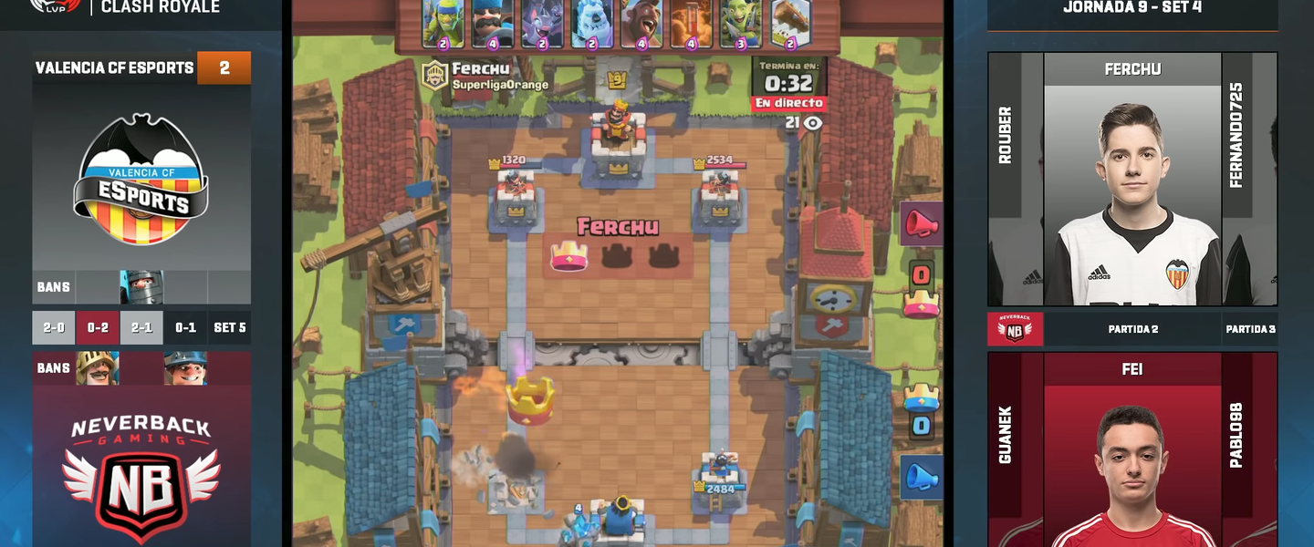 Los mazos pesados dominan la SLO de Clash Royale