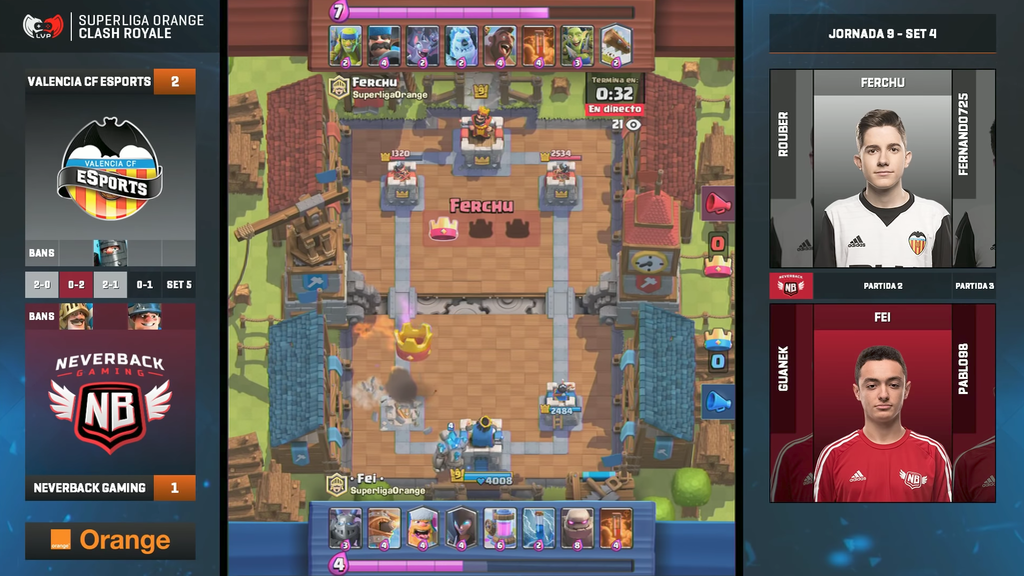 Los mazos pesados dominan la SLO de Clash Royale