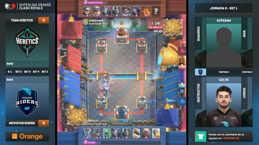 Los mazos pesados dominan la SLO de Clash Royale