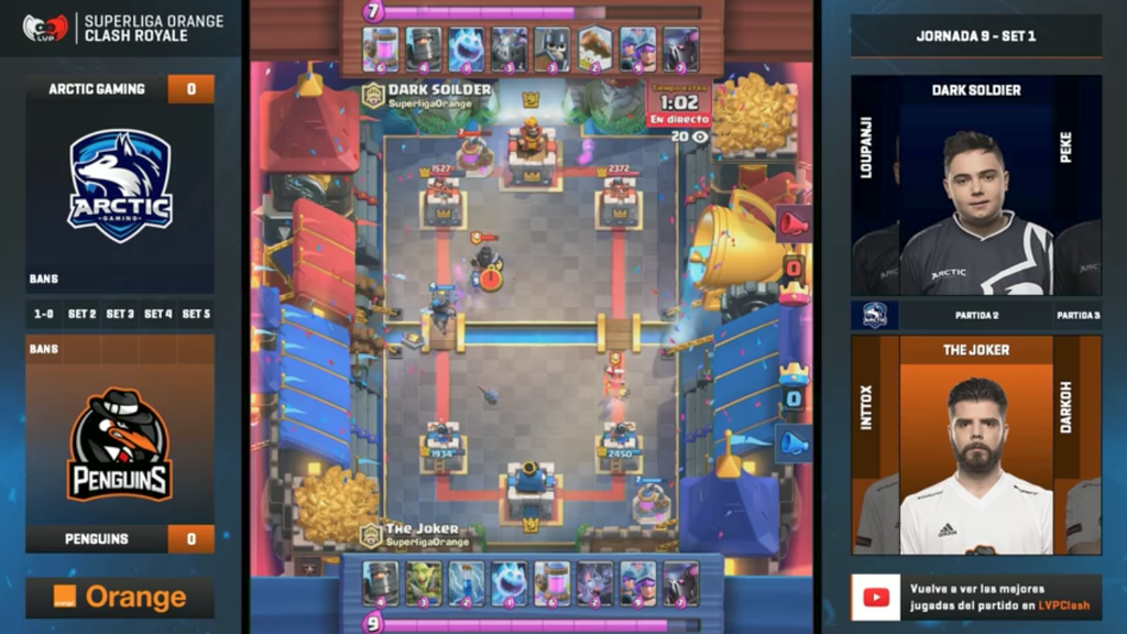Los mazos pesados dominan la SLO de Clash Royale