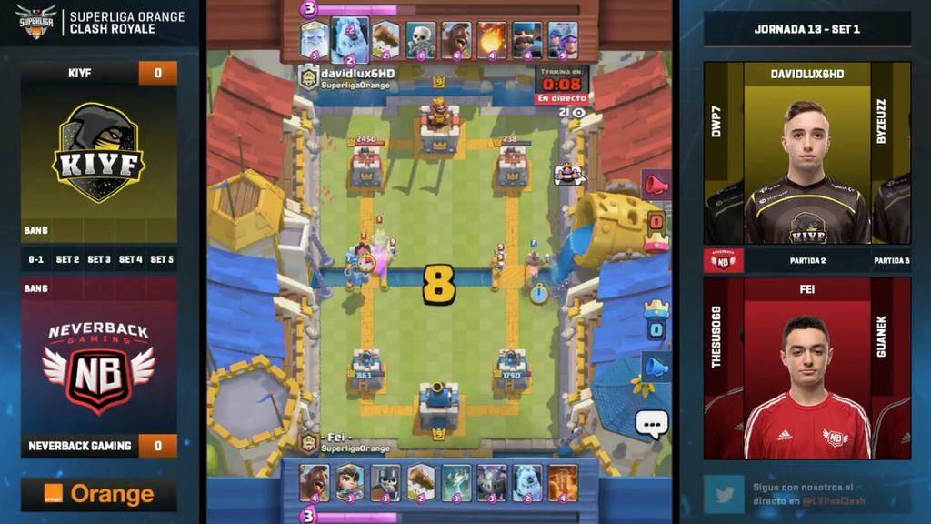 Las barajas de Clash Royale que triunfaron en la SLO