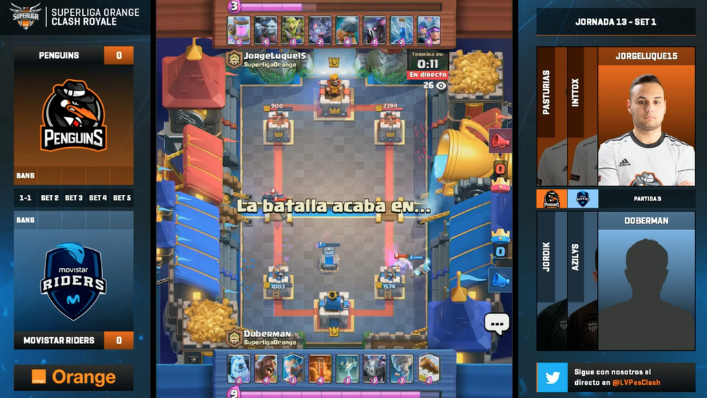 Las barajas de Clash Royale que triunfaron en la SLO