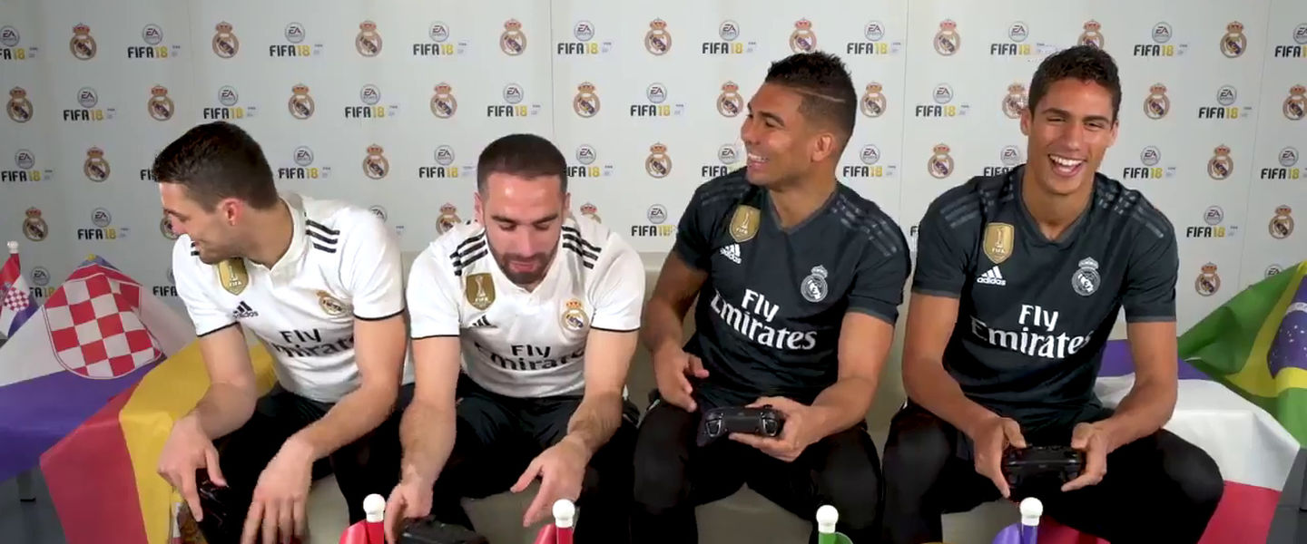 Casemiro y Varane destrozan a Carvajal y Kovacic en FIFA 18