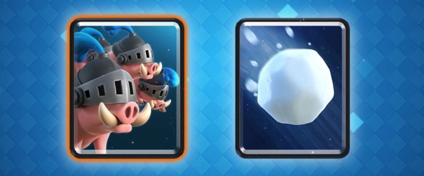 Los Puercos Reales y la Bola de Nieve Gigante, las dos nuevas cartas de Clash Royale