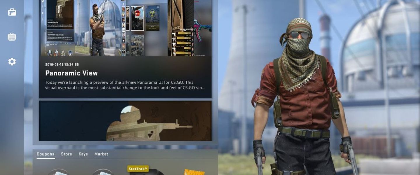 Disfruta de Panorama UI, la nueva interfaz de CS:GO