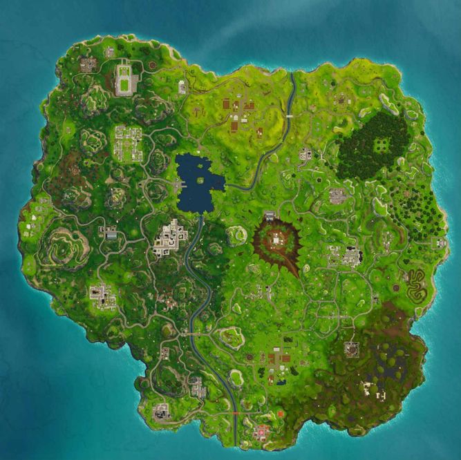 Mapa de Fortnite