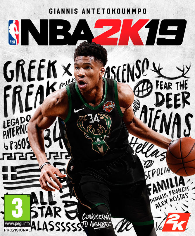 Portada estándar de NBA 2K19