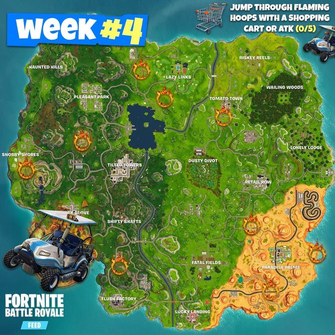 Aros de fuego Fortnite