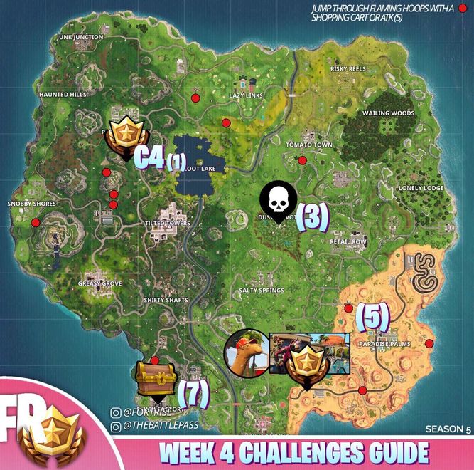 Desafíos Fortnite