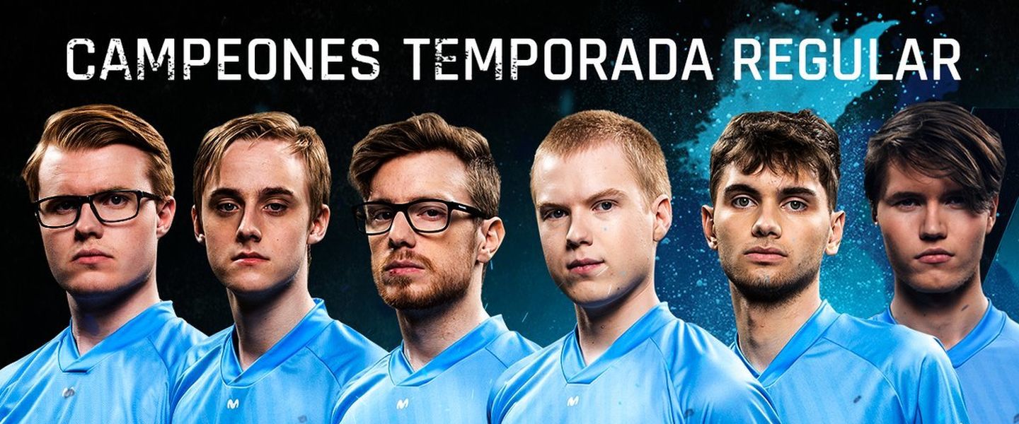 Movistar Riders, campeón de la fase regular de la SLO