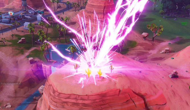 Los rayos de Fortnite