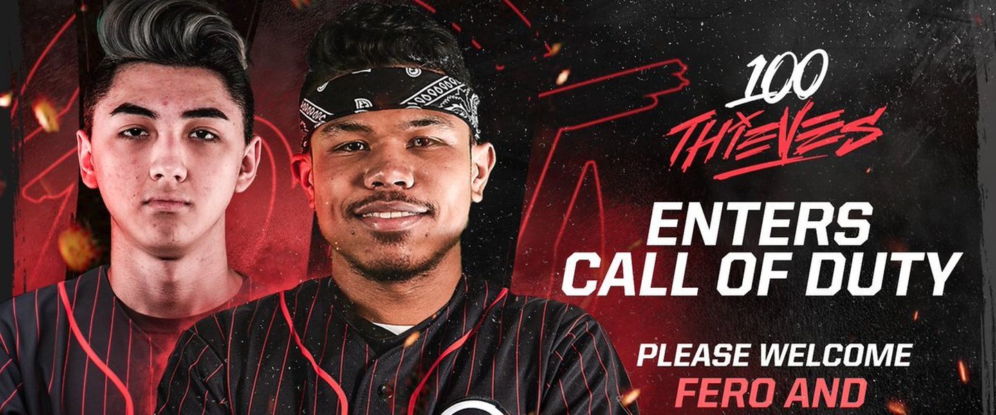 100 Thieves regresa a Call of Duty con dos incorporaciones de lujo