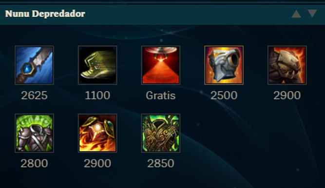 Si llevas Depredador, esta sería la build más 'off tank'