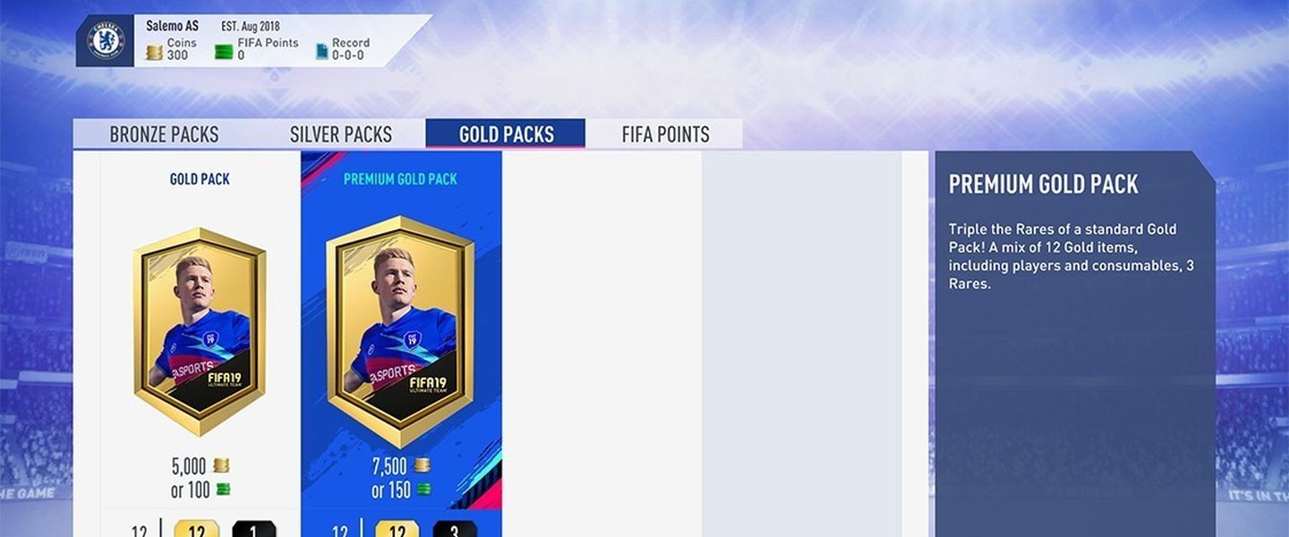 ¿Cuál es la probabilidad de que te toque un buen jugador en FIFA19?