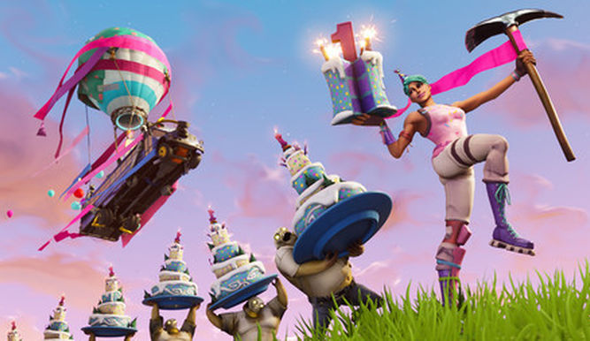 Feliz cumpleaños Fortnite