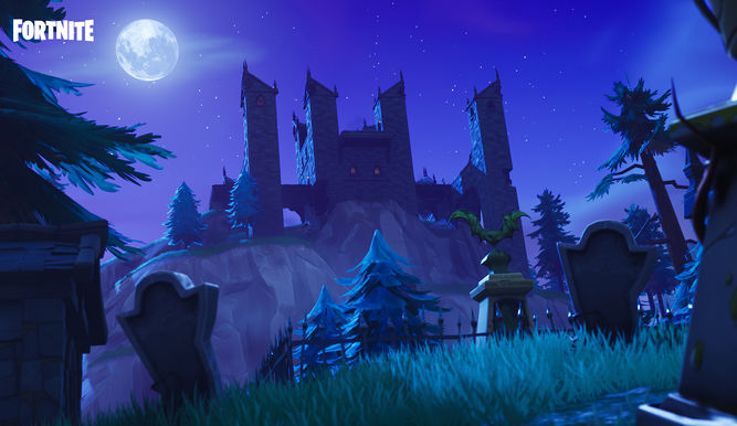El castillo maldito de Fortnite
