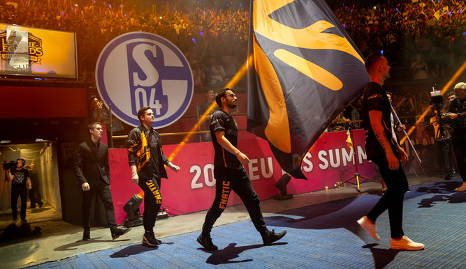 Fnatic durante la final de la LCS EU