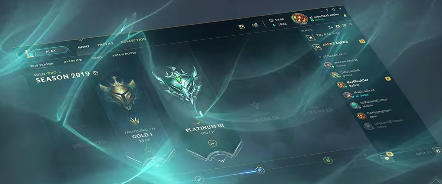 Riot cambiará las clasificatorias y las recompensas en 2019