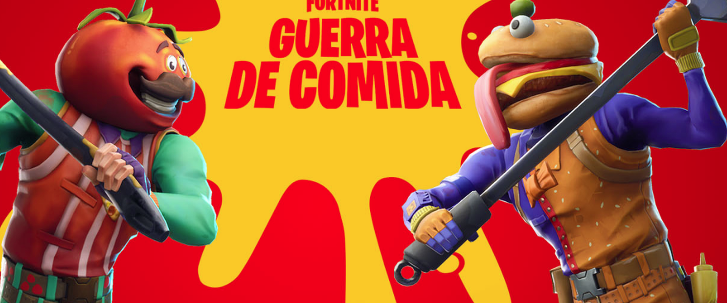 Guerra de comida, así es el nuevo modo de juego de Fortnite