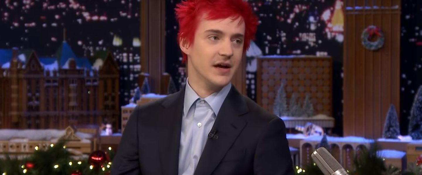 Ninja durante el programa de Jimmy Fallon