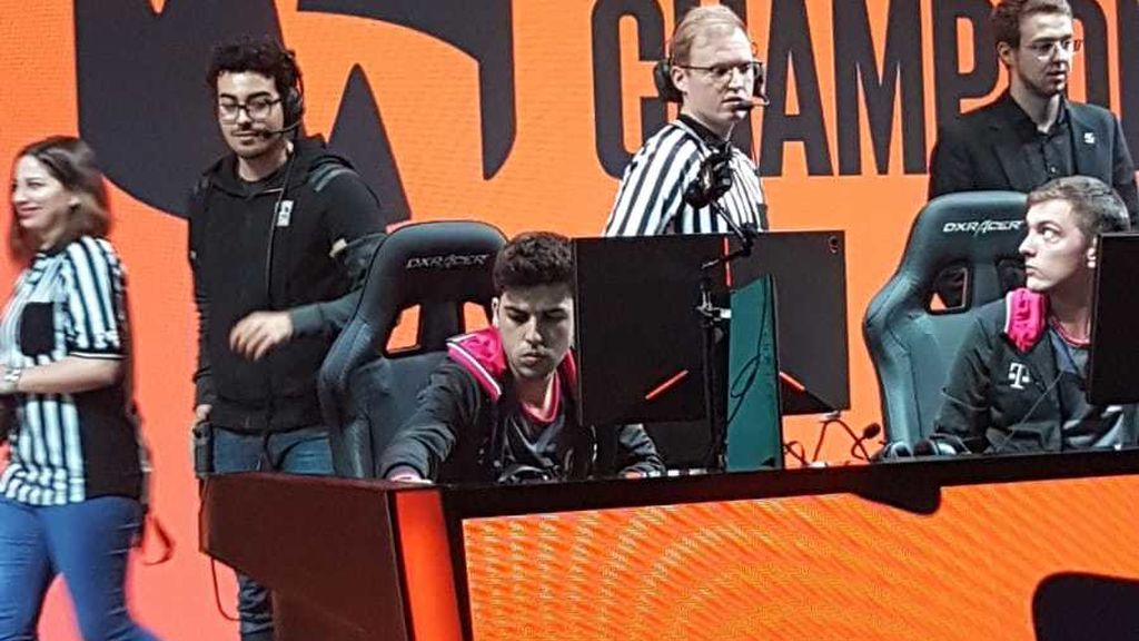 Werlyb, concentrado antes de su primer partido con SK Gaming