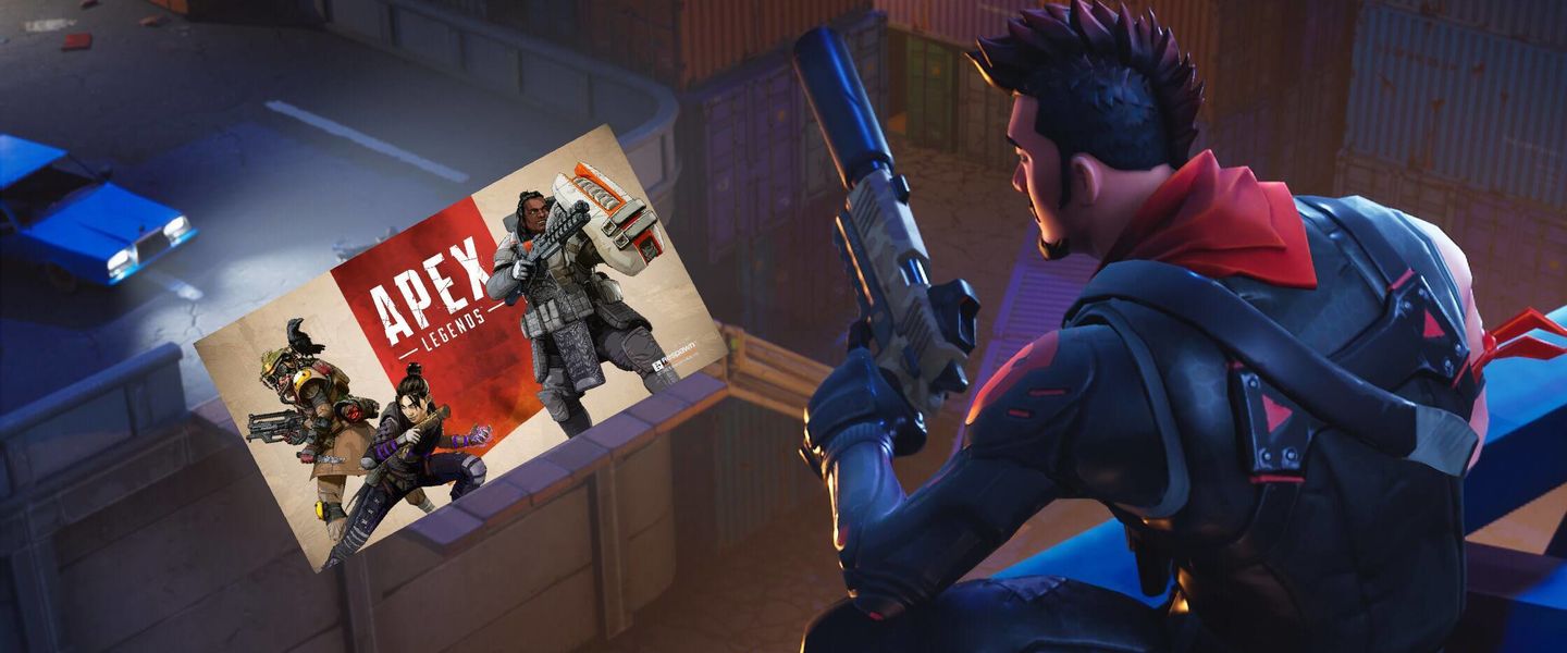Fortnite se la lía a Apex Legends
