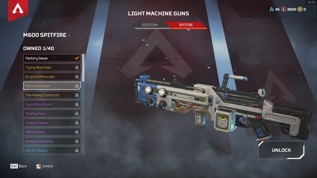 M600 Spitfire: The Continuum