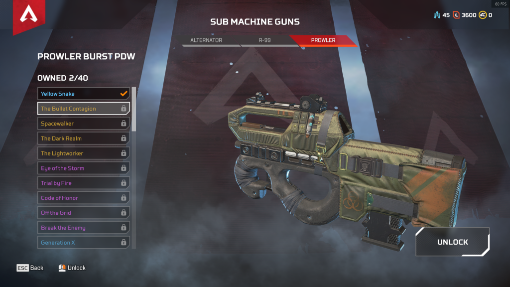 Prowler Burst Pow: The Bullet Contagion