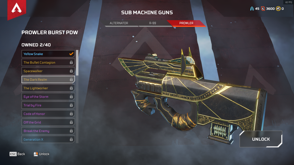 Prowler Burst Pow: El Reino Oscuro