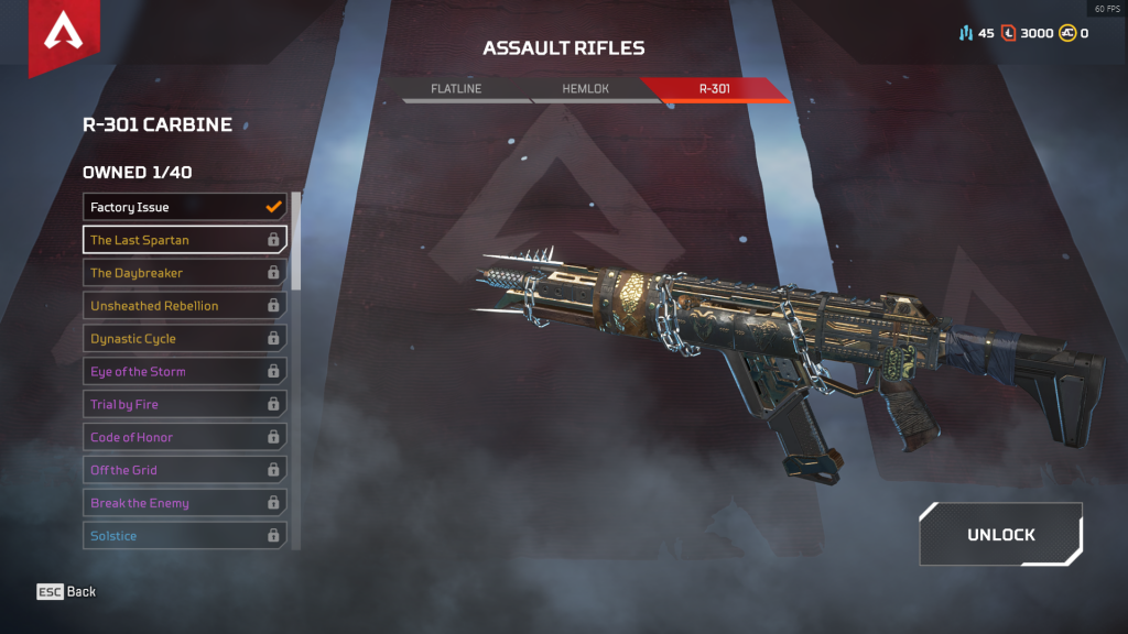 R-301 Carbine: El Último Espartano