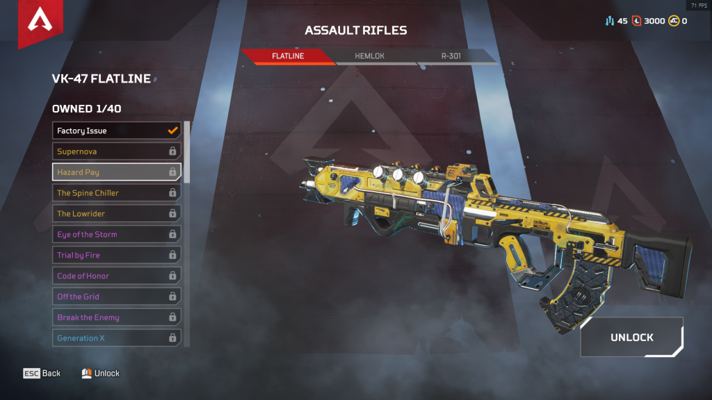 VK-47 Flatline: Hazard Pay