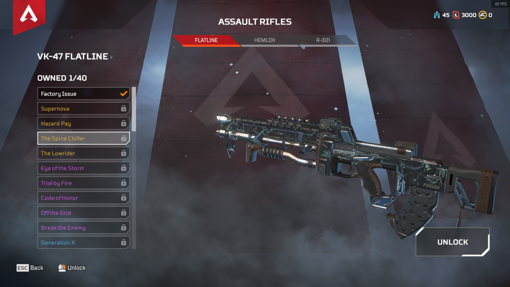 VK-47 Flatline: The Spine Chiller
