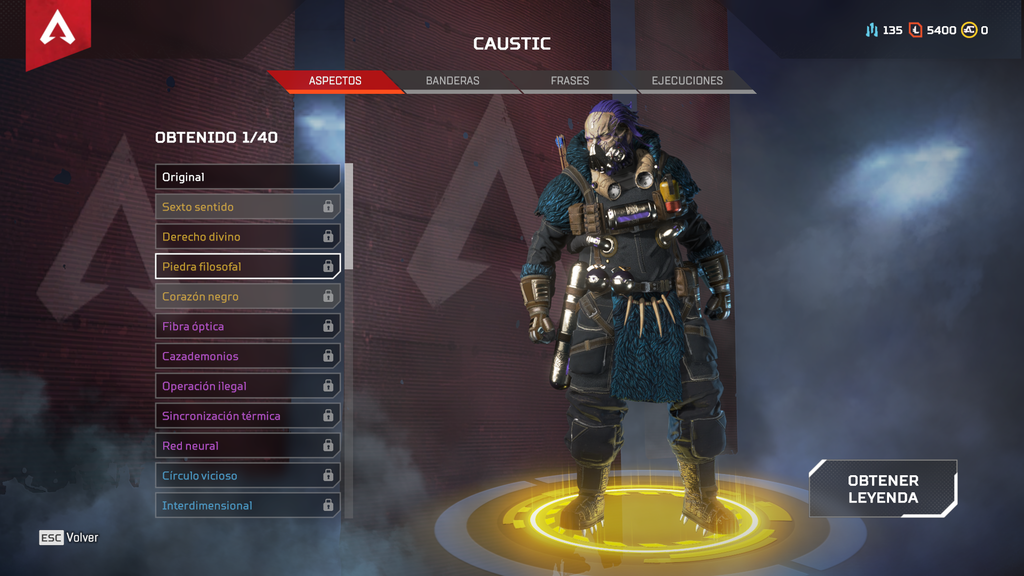 Caustic - Piedra filosofal