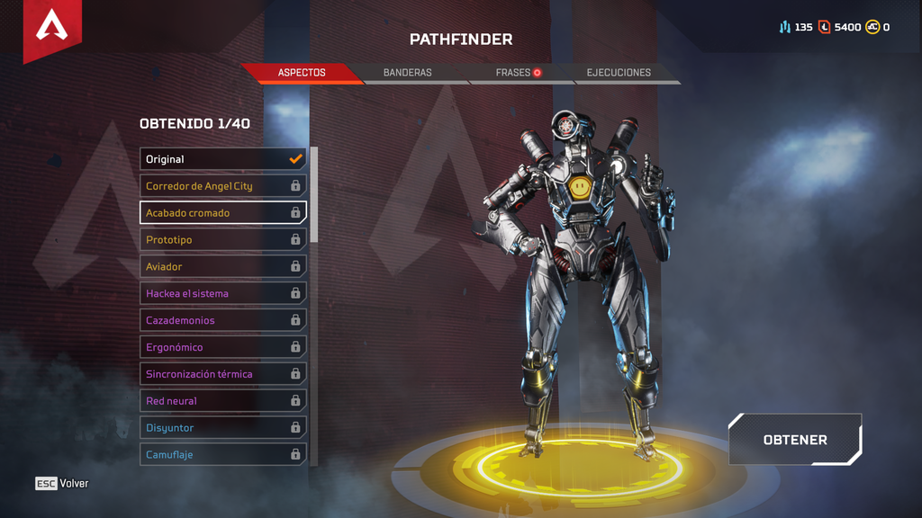 Pathfinder - Acabado cromado