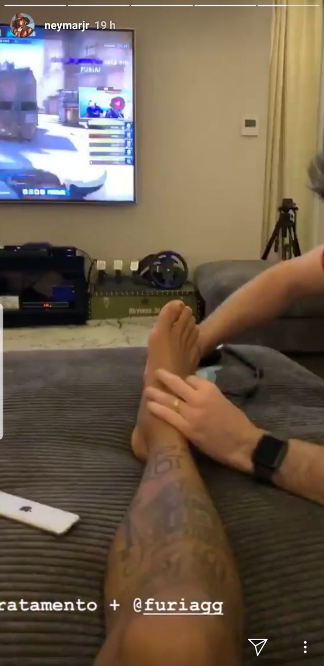 Neymar ve CS:GO mientras se trata su lesión