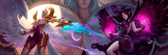 Posible Splash Art de Kayle y Morgana
